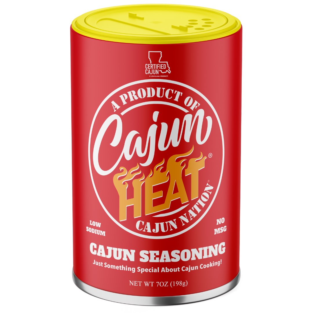 Cajun Heat, Louisiana Hot Sauce, Low Sodium with No MSG, 5oz